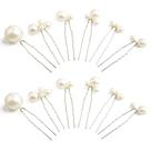 Alfinetes de cabelo Spry Wedding Pearl (12 unidades) prata em forma de U Alfinetes de cabelo Spry Wedding Pearl (12 unidades) prata em forma de U