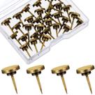 Alfinetes de pressão Shimeyao 30, tachas de polegar de metal, bronze, 1,5 cm