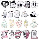Alfinetes esmaltados Sasylvia Halloween Skull Spooky Ghost x20 Alfinetes esmaltados Sasylvia Halloween Skull Spooky Ghost x20