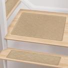 Alfombra Antideslizante KOOTETA para Descansillo de Escalera 20x32" Poliéster Beige