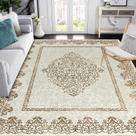 Alfombra de Área Bohemia Vintage Fácil de Lavar 140x200cm Marrón