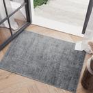 Alfombra de Área Jinchan Moderna Lavable 60x90cm Gris para el Hogar