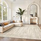 Alfombra de Área Rugland Resistentes a Manchas Lavable 240x300 cm Beige