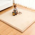 Alfombra de Juego para Bebé RONGFA 127x127 cm Espuma Gruesa Antideslizante Marrón