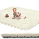 Alfombra de Juego para Bebé SEPARO 3 cm Suave Antideslizante Beige 120x120 cm