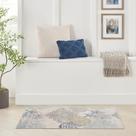 Alfombra Nourison Pompeii Nature 61x91 cm Marfil Gris Azul