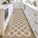 Alfombra Pasillera SHACOS Extra Larga 60x305 cm Beige Polipropileno