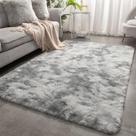 Alfombra Peluda Merelax Plush Shaggy 122x183 cm Teñida Gris Alfombra Peluda Merelax Plush Shaggy 122x183 cm Teñida Gris