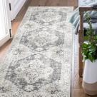 Alfombra Runner Rug Jinchan 61 x 152 cm Vintage Gris Lavable Alfombra Runner Rug Jinchan 61 x 152 cm Vintage Gris Lavable