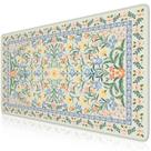 Alfombrilla de Escritorio iCasso XXL 90x40cm Verde Floral Antideslizante