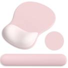 Alfombrilla Ergonómica para Mouse G JGOO con Descanso de Muñeca de Gel Rosa Alfombrilla Ergonómica para Mouse G JGOO con Descanso de Muñeca de Gel Rosa