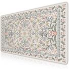 Alfombrilla para Escritorio iCasso XXL 90x40 cm Grande Antideslizante con Diseño Floral