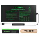 Alfombrilla Térmica para Plántulas VIVOSUN 25x53 cm Impermeable 110V