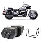 Alforge Bolsa Custom Lateral 30 Litros Com Afastador Suzuki C 1500 Boulevard