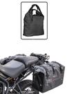 Alforge bolsa lateral soldado capota marítima reforçado impermeavel COM bolsa interna p/ big trail moto grande Bmw Suzuk
