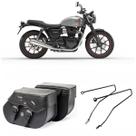 Alforge Bolsa Moto Custom 30 Litros Com Afastador Triumph Bonneville T 120