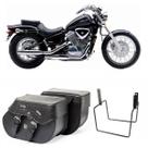 Alforge Bolsa Para Moto Custom 30 Litros Com Afastador Honda Shadow 600