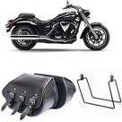 Alforge Lateral Bolsa Moto Custom 32 Litros + Afastador Yamaha Midnigth Star 950 Alforge Lateral Bolsa Moto Custom 32 Litros + Afastador Yamaha Midnigth Star 950