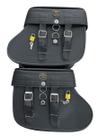 Alforge Lateral Custom Botinha 18 Litros Liso Com Cadeado