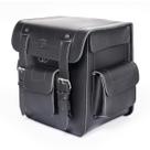 Alforge Moto Custom Bau Bolsa Traseira 40 Litros Para Capacete