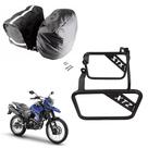 Alforge Nylon Capa + Afastador Xtz 250 Lander 19 Em Diante