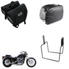 Alforge Universal C/ Capa + Afastador Honda Shadow 600