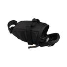 Alforje de bicicleta, bolsa de assento, bolsa de ferramentas, capacidade de 1 litro, preta