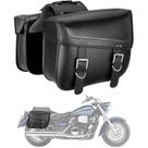 Alforjes para motocicletas KEMIMOTO 30L em couro PU impermeável