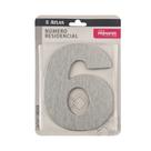 Algarismo Numérico para Casa Adesivo 12cm 6 Acm - Atlas - PR3001/6 - Unitário