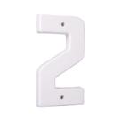 Algarismo resid.2 19cm bco mac lor