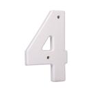 Algarismo resid.4 19cm bco mac lor Algarismo resid.4 19cm bco mac lor