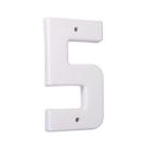 Algarismo resid.5 19cm bco mac lor