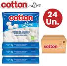 Algodão Bola Cotton Line 95g - Kit Com 24 ou 12 Pacotes