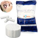 Algodao Hidrófilo Macio Para Boca Rolete Dental C/100