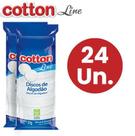 Algodão Limpeza Facial Disco Cotton Line - Kit com 48 ou 12 Unidades