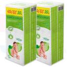 Algodão quadrado Bella cotton leve 100 pague 85 - kit com 02 pacotes