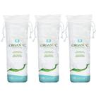 Algodão redondo orgânico 100% algodão orgânico biodegradável de 120 quilates
