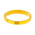Aliança 3mm Reta Ouro 18k Lisa Casal Noivos Tungstenio Tradicional Luxo