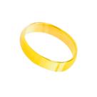 Aliança 4mm Tungstênio Reta Ouro 18k Quadrada Noivado Luxo Aliança 4mm Tungstênio Reta Ouro 18k Quadrada Noivado Luxo