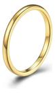 Aliança Anatômica Ouro 18k Casamento 2mm Avulsa Noivado Fina