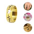 Aliança Casamento Ouro 18K Feminino Coração Batimento Presente Luxo