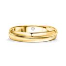 Aliança Cinque Terre Em Ouro 18k 4mm