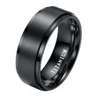 Aliança de casamento Jstyle Titanium de 8 mm, ajuste confortável para homens/mulheres