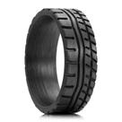 Aliança de casamento King Will Premium Carbon Fiber 8mm para homens e mulheres