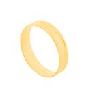 Aliança de Casamento Ouro 10k Elegance Côncava 4,5 mm Aliança de Casamento Ouro 10k Elegance Côncava 4,5 mm