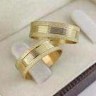 Aliança de Casamento Ouro 18K 6mm 12 gramas retas Tradicional Dorcas Aliança de Casamento Ouro 18K 6mm 12 gramas retas Tradicional Dorcas