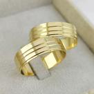 Aliança de Casamento Ouro 18K 6mm 7g retas