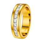 Aliança de casamento SweetJew Lab Created Moissanite 1ct em prata Aliança de casamento SweetJew Lab Created Moissanite 1ct em prata