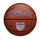 Aliança de equipes da NBA de basquete WILSON Sacramento Kings Sz 7-29,5