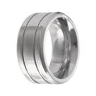 Aliança de Namoro Chrome Double Thin 10mm Aliança de Namoro Chrome Double Thin 10mm